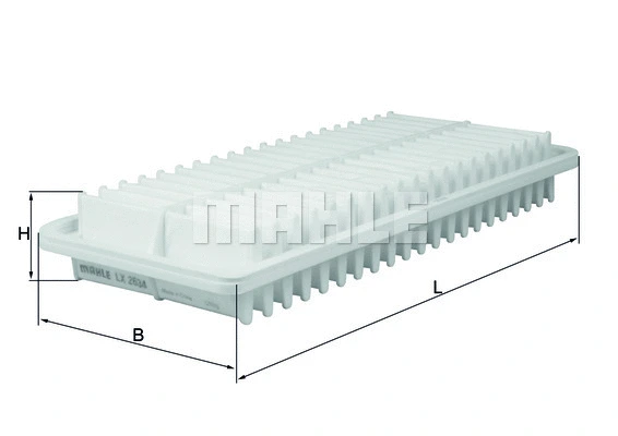 Oro filtras MAHLE LX 2634