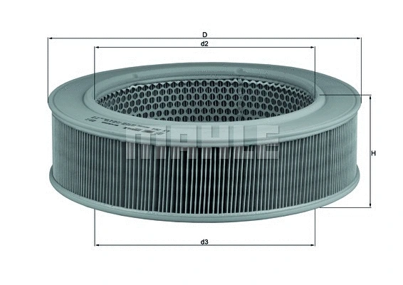 Oro filtras MAHLE LX 264
