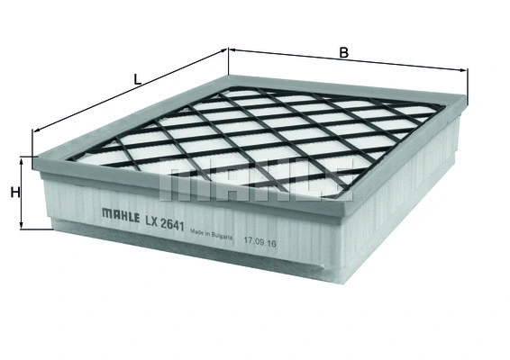 Oro filtras MAHLE LX 2641