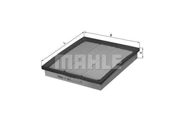 Oro filtras MAHLE LX 2683