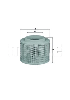 Oro filtras MAHLE LX 2808/1