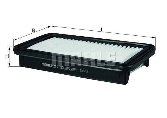 Oro filtras MAHLE LX 2833