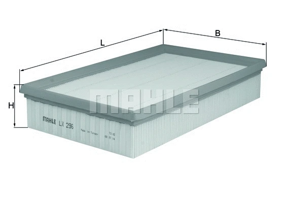 Oro filtras MAHLE LX 296