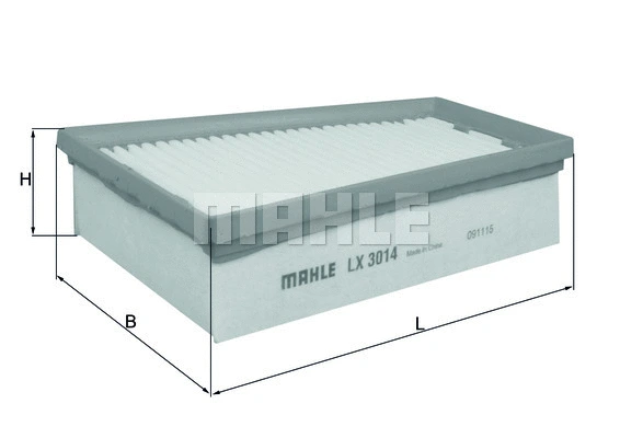 Oro filtras MAHLE LX 3014