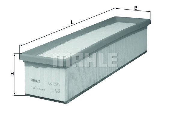 Oro filtras MAHLE LX 3105/1