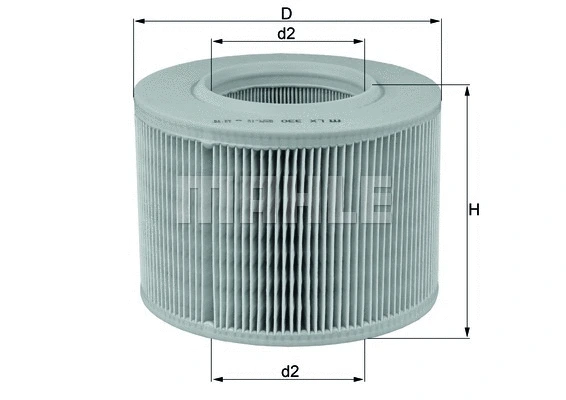 Oro filtras MAHLE LX 330