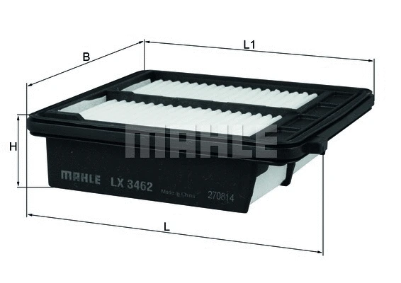 Oro filtras MAHLE LX 3462