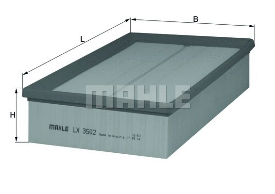Oro filtras MAHLE LX 3502