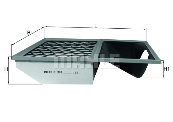 Oro filtras MAHLE LX 3603