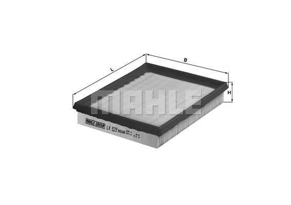 Oro filtras MAHLE LX 523