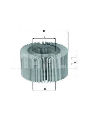 Oro filtras MAHLE LX 578