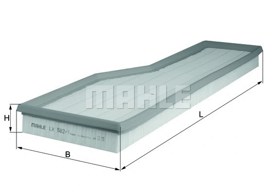 Oro filtras MAHLE LX 582/1
