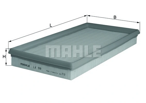 Oro filtras MAHLE LX 59