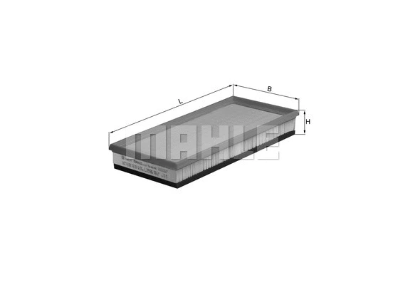 Oro filtras MAHLE LX 596