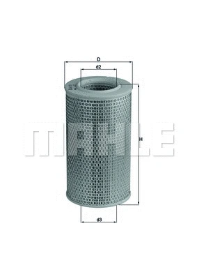 Oro filtras MAHLE LX 611