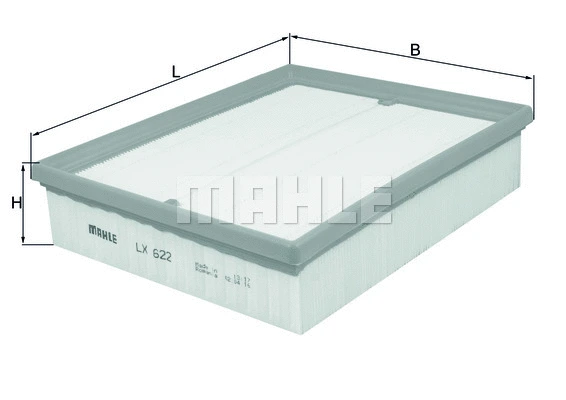Oro filtras MAHLE LX 622