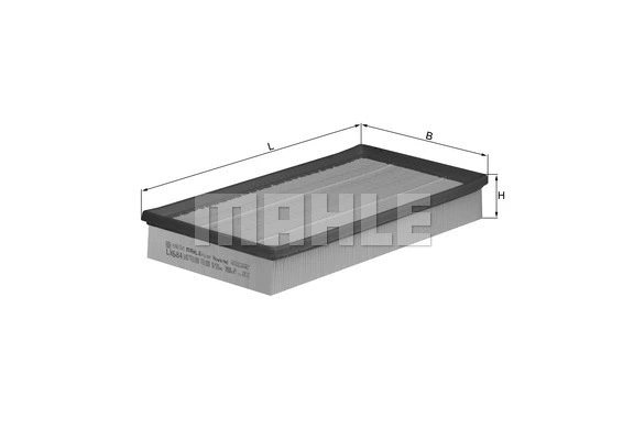 Oro filtras MAHLE LX 684