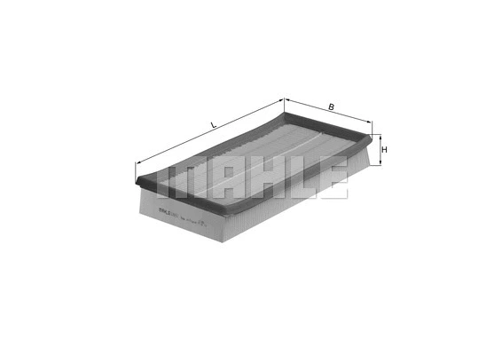 Oro filtras MAHLE LX 692