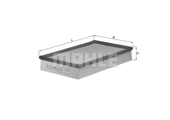 Oro filtras MAHLE LX 700