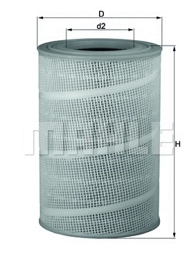 Oro filtras MAHLE LX 714