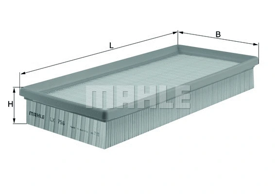 Oro filtras MAHLE LX 756