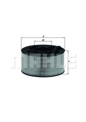 Oro filtras MAHLE LX 759