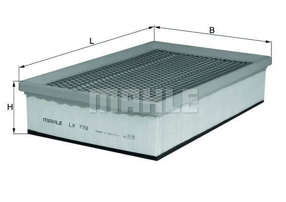 Oro filtras MAHLE LX 778