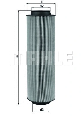 Oro filtras MAHLE LX 791