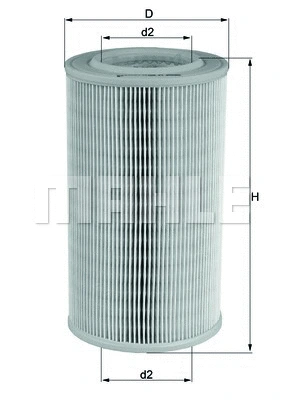 Oro filtras MAHLE LX 803