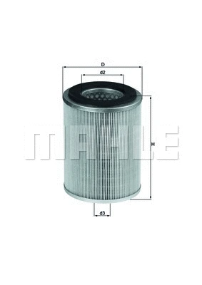 Oro filtras MAHLE LX 830