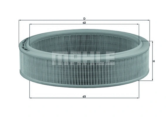 Oro filtras MAHLE LX 853