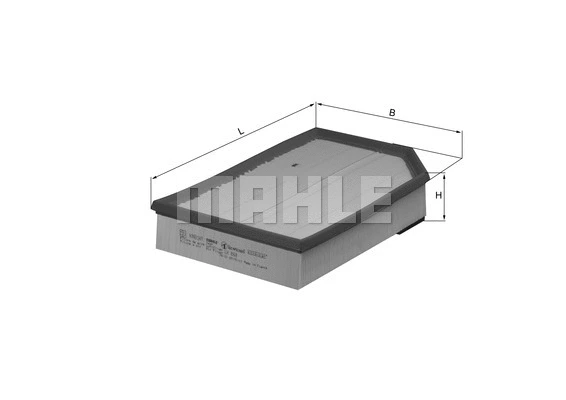 Oro filtras MAHLE LX 868