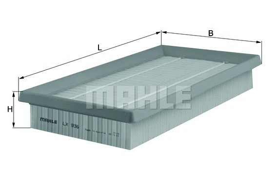 Oro filtras MAHLE LX 936