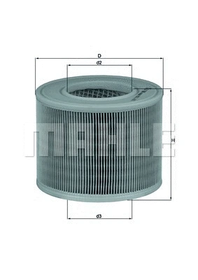 Oro filtras MAHLE LX 986