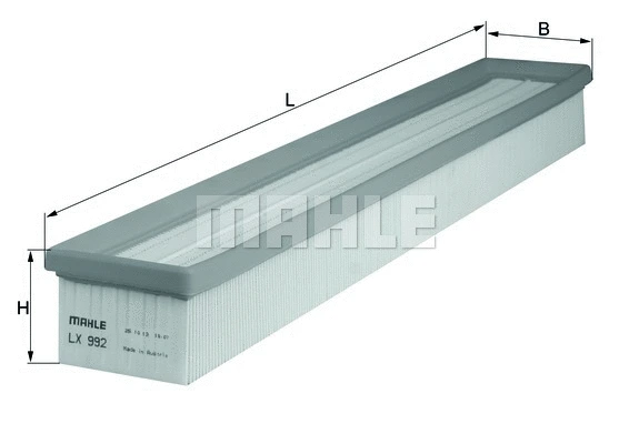 Oro filtras MAHLE LX 992