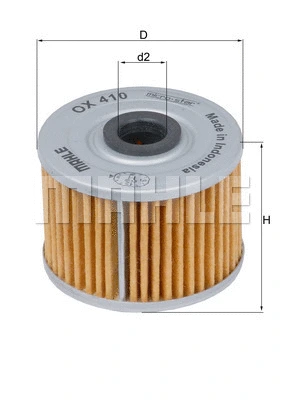 Alyvos filtras MAHLE OX 410