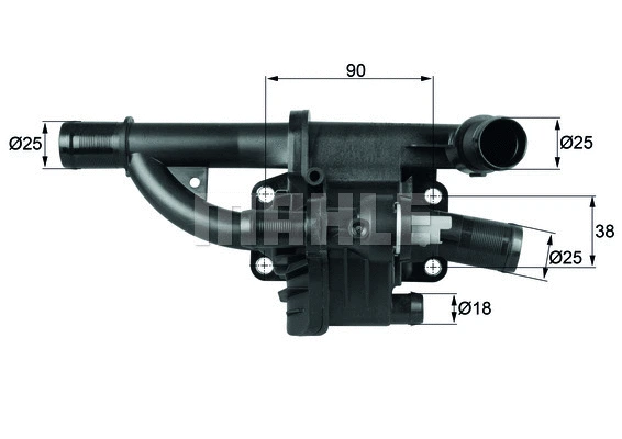 Termostatas MAHLE TH 40 83