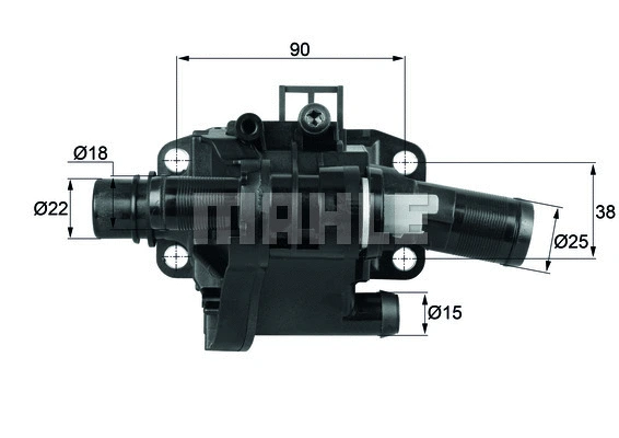 Termostatas MAHLE TH 41 83