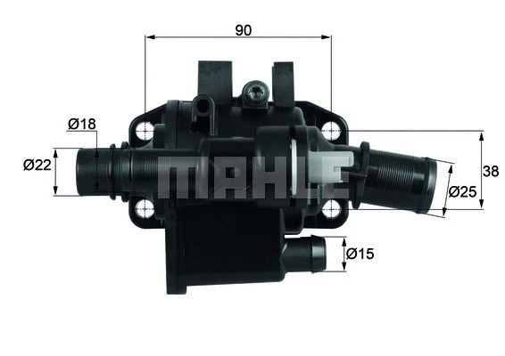 Termostatas MAHLE TH 42 83