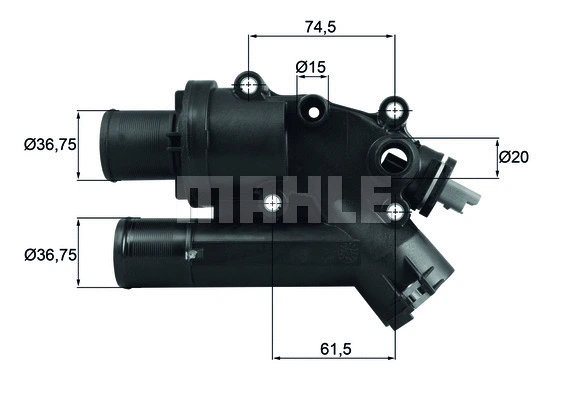 Termostatas MAHLE TH 46 83
