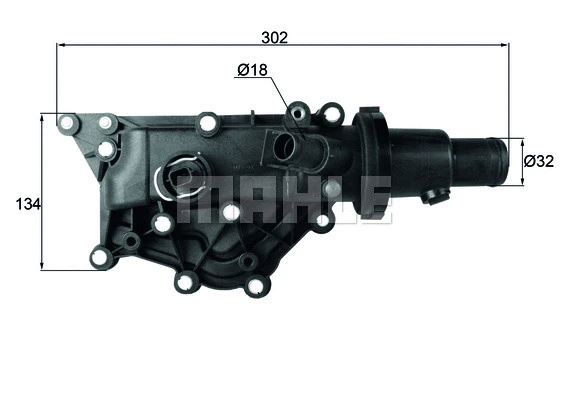 Termostatas MAHLE TH 59 83