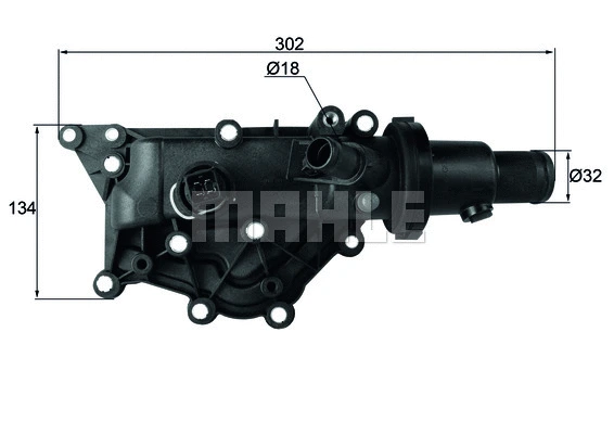 Termostatas MAHLE TH 60 89