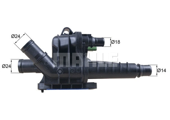 Termostatas MAHLE TH 66 83