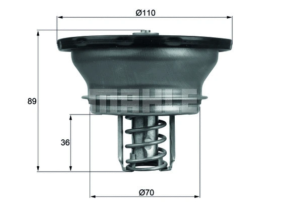 Termostatas MAHLE THD 3 82