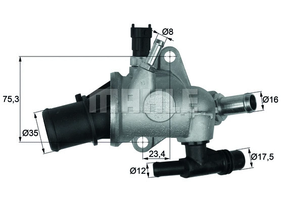 Termostatas MAHLE TI 142 83