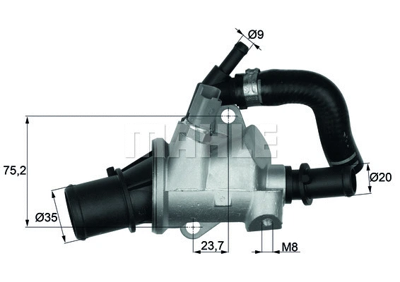 Termostatas MAHLE TI 146 88