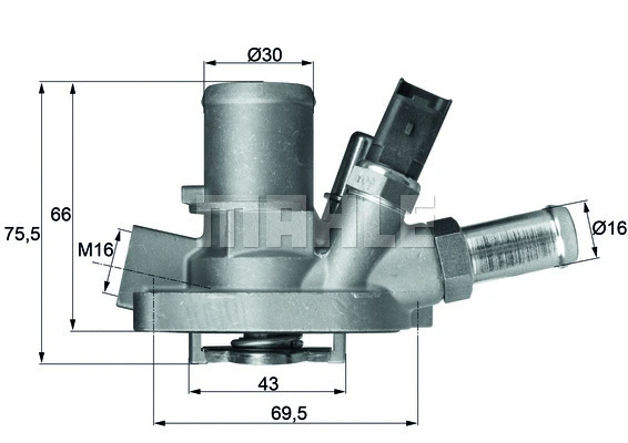 Termostatas MAHLE TI 147 80