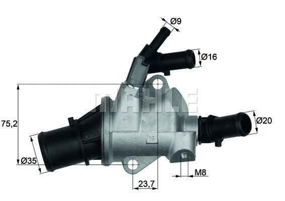 Termostatas MAHLE TI 148 88