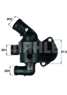 Termostatas MAHLE TI 15 92