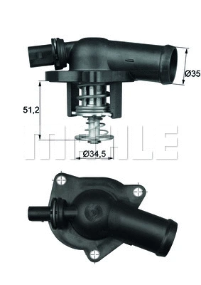 Termostatas MAHLE TI 17 109